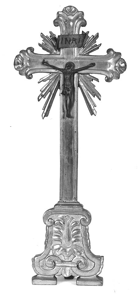 croce d'altare - produzione emiliana (metà sec. XIX)