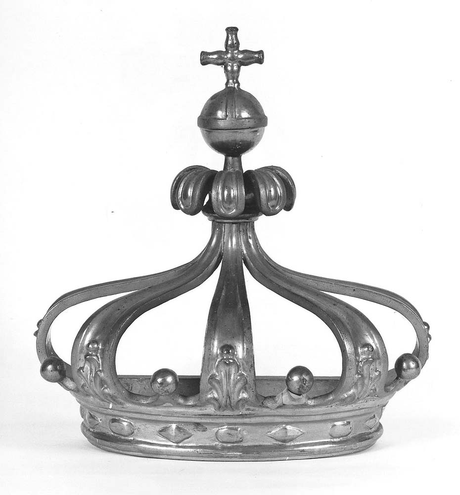 corona di tronetto per esposizione eucaristica - produzione emiliana (metà sec. XIX)