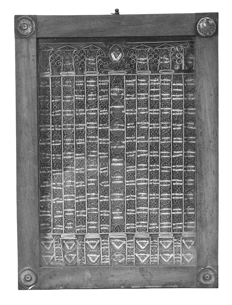 reliquiario - a tabella - produzione emiliana (metà sec. XIX)