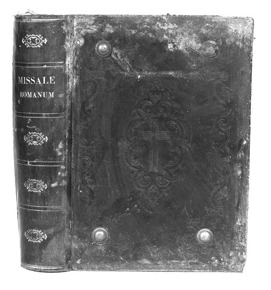 coperta di libro liturgico - manifattura emiliana (sec. XIX)