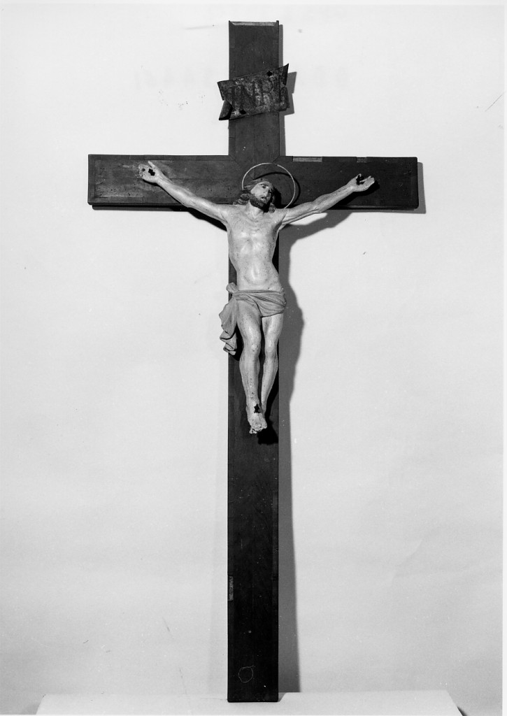 Cristo Crocifisso (scultura) - manifattura emiliana (sec. XIX)