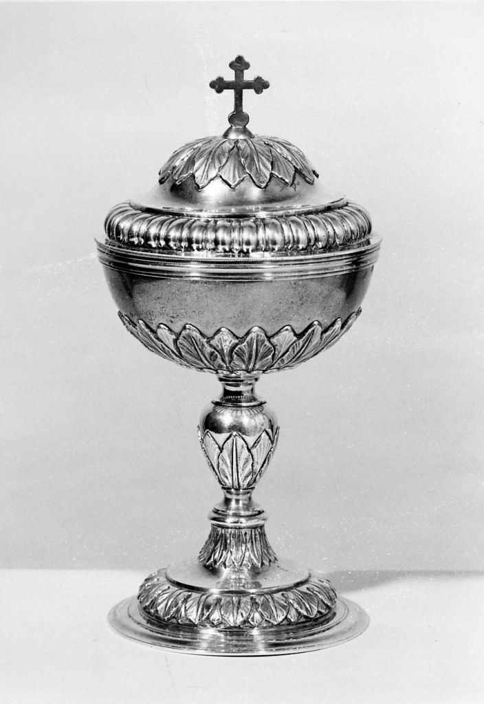 pisside - manifattura emiliana (sec. XIX)