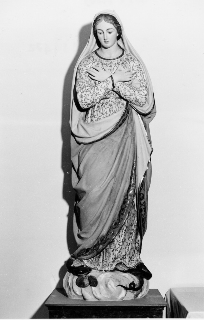 Madonna Immacolata (statua) - ambito emiliano (primo quarto sec. XX)