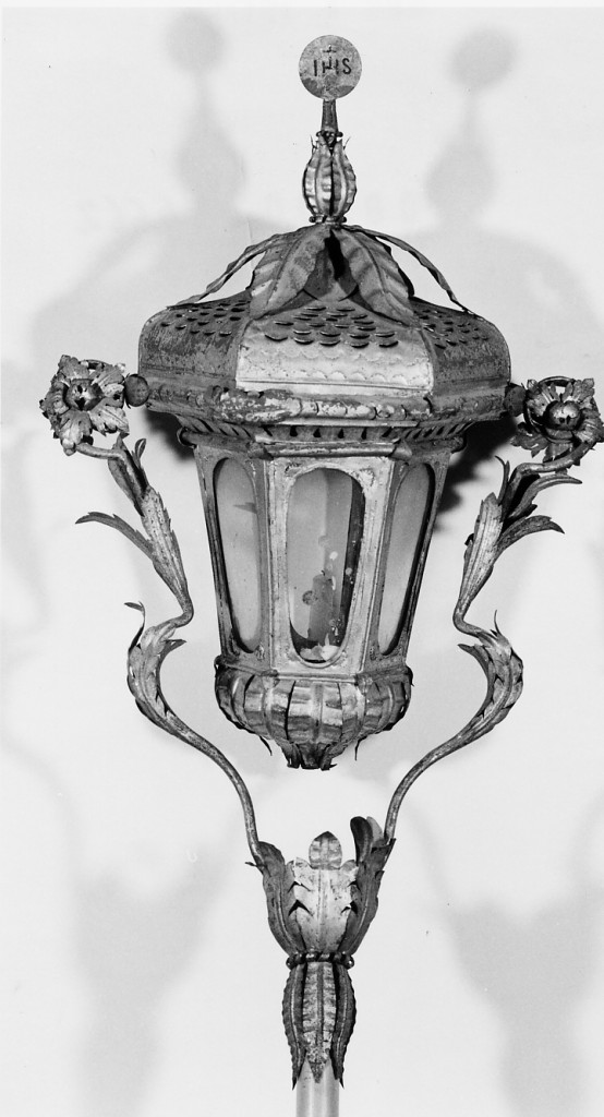 lanterna processionale, serie - manifattura emiliana (sec. XIX)