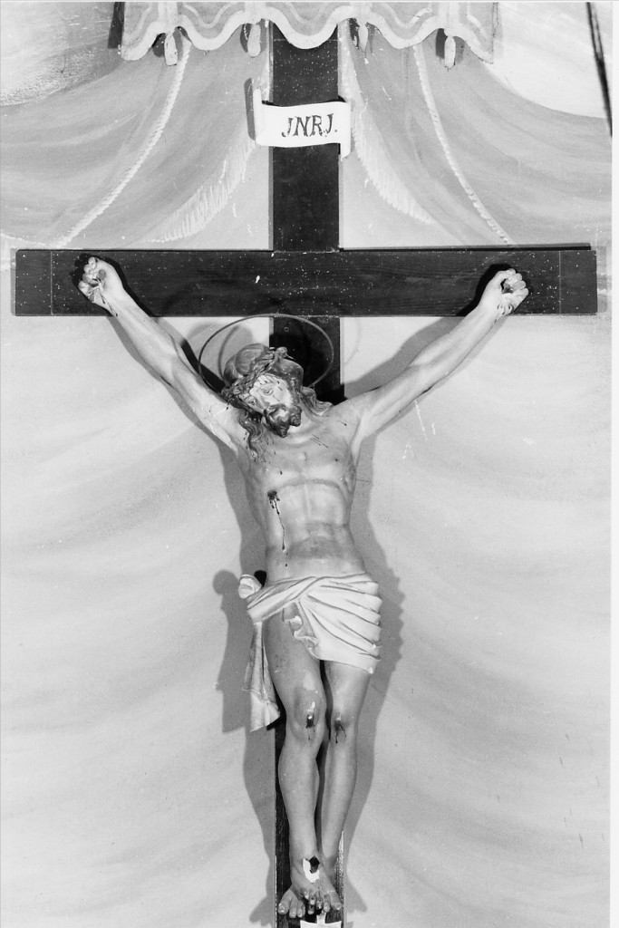 Cristo crocifisso (scultura) - manifattura emiliana (sec. XIX)