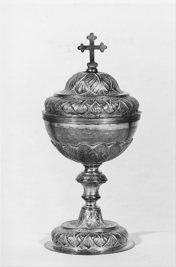 pisside - manifattura emiliana (sec. XIX)