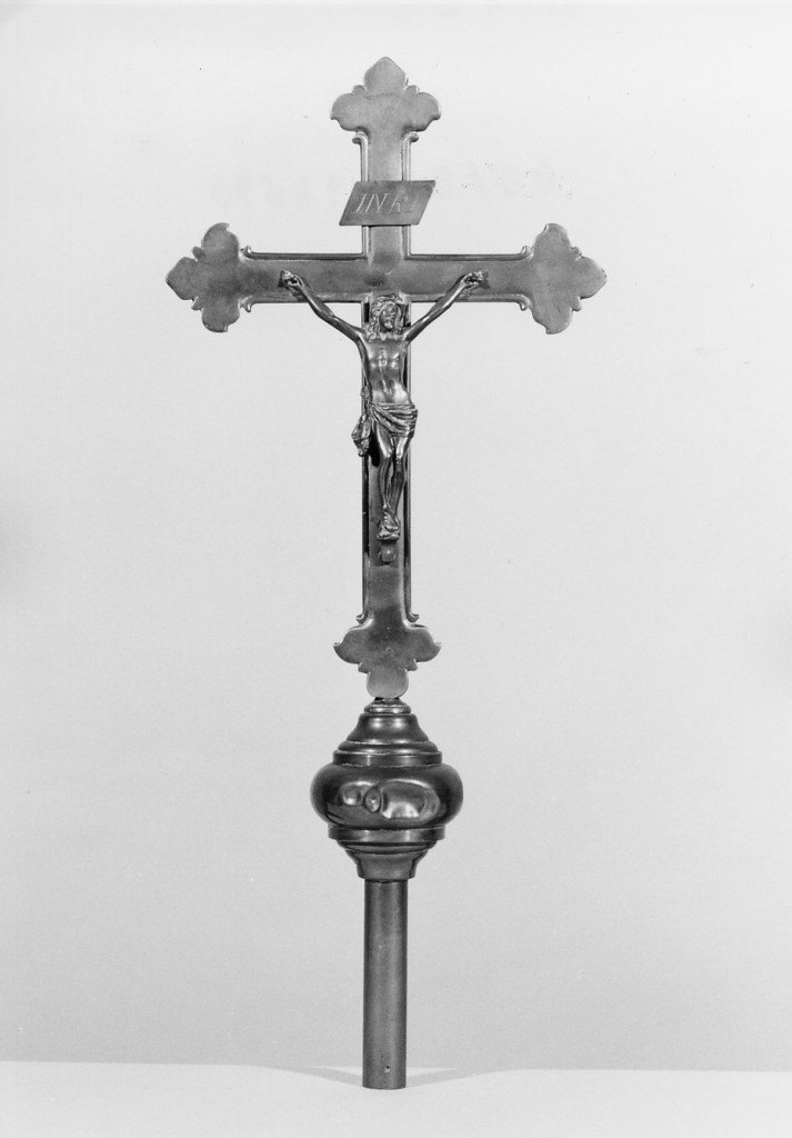 croce processionale - manifattura emiliana (sec. XVIII)