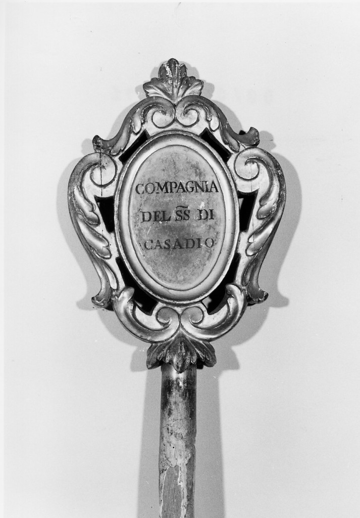 emblema di confraternita, serie - manifattura emiliana (sec. XIX)