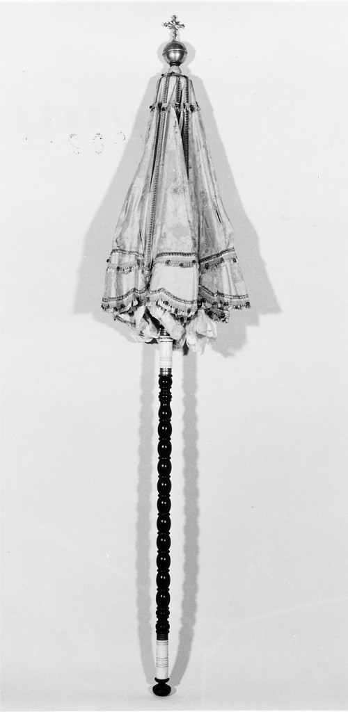 ombrellino processionale - manifattura emiliana (sec. XIX)