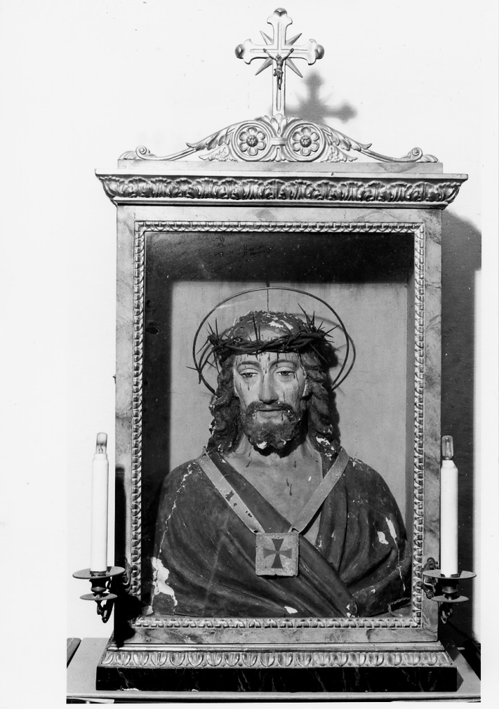 Ecce Homo (teca) - manifattura emiliana (sec. XIX)