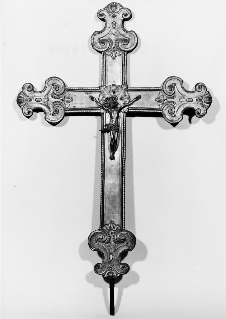croce processionale - manifattura emiliana (sec. XIX)