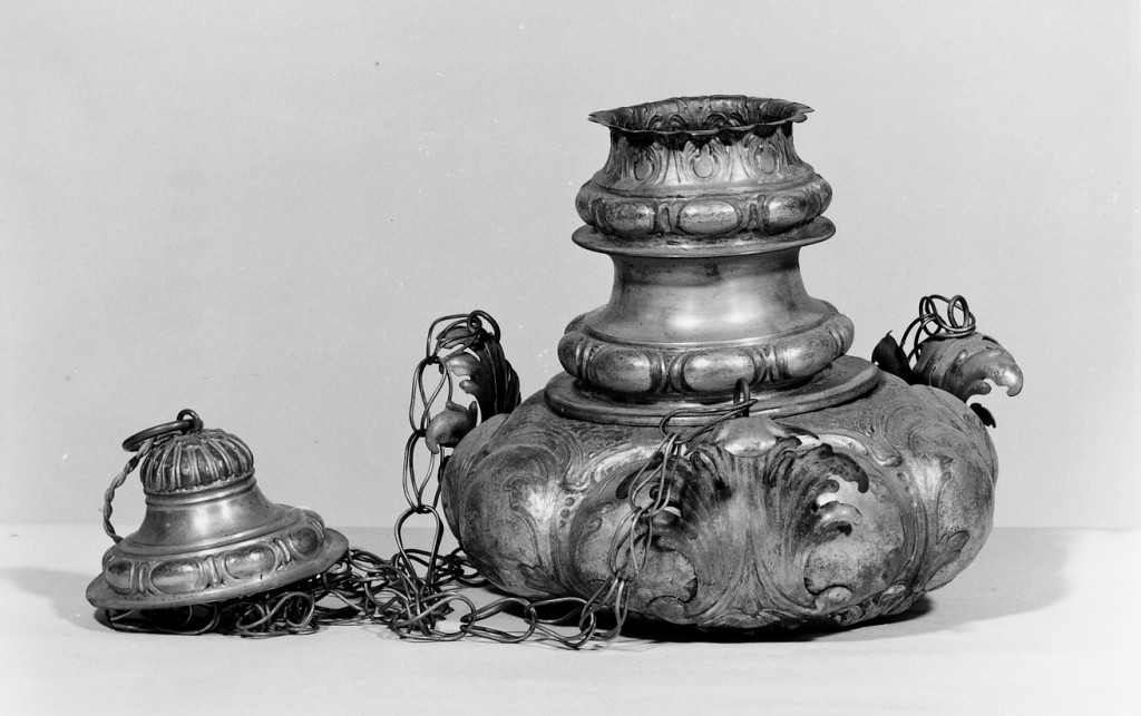 lampada pensile, serie - manifattura emiliana (sec. XVIII)