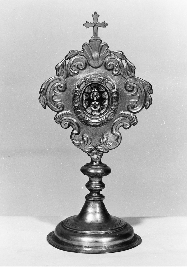 reliquiario - a ostensorio - manifattura emiliana (sec. XX)