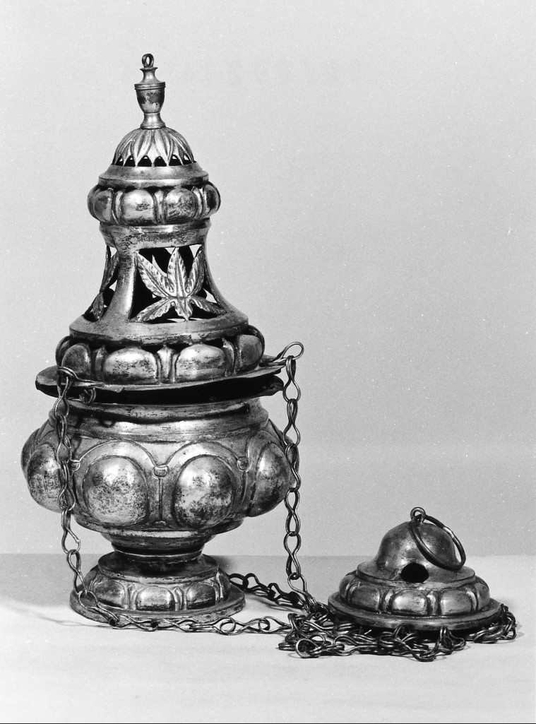 turibolo, elemento d'insieme - manifattura emiliana (sec. XVIII)