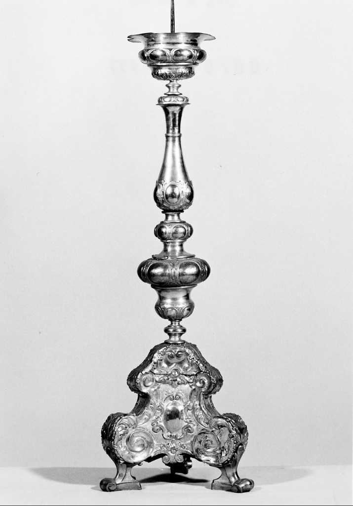 candeliere, serie - manifattura emiliana (sec. XVIII)