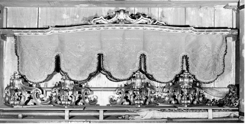 baldacchino processionale - manifattura emiliana (sec. XVIII)