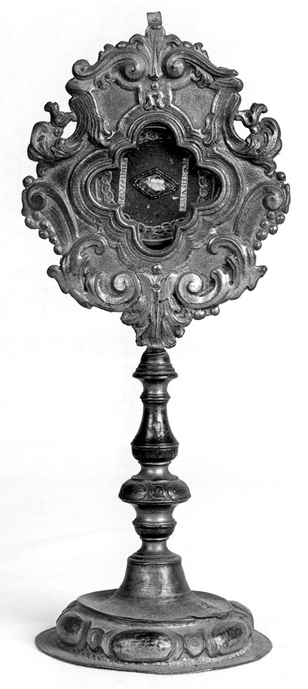 reliquiario - a ostensorio - manifattura emiliana (sec. XVIII)