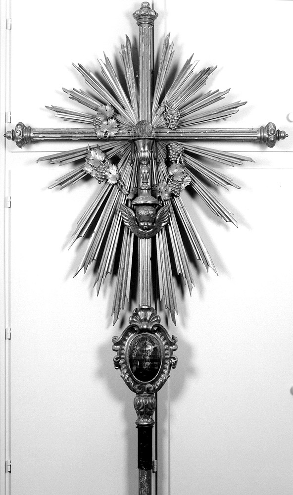 croce processionale - manifattura emiliana (sec. XIX)