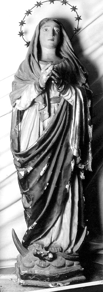Immacolata concezione (statua) - manifattura emiliana (seconda metà sec. XIX)