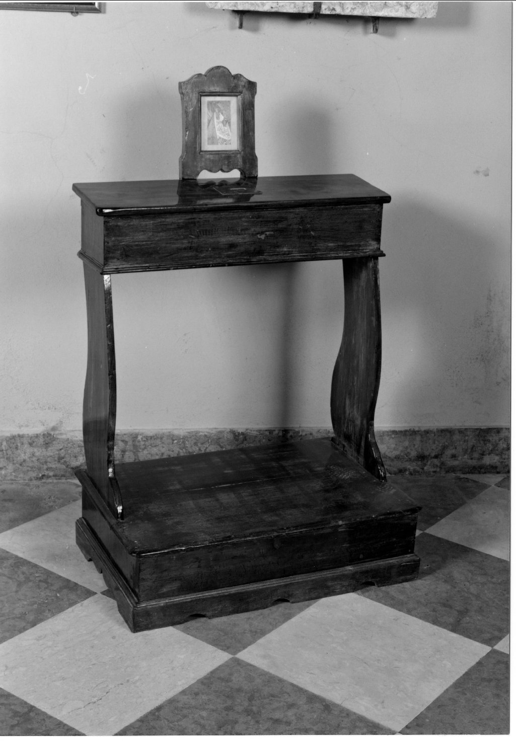 inginocchiatoio - manifattura ferrarese (seconda metà sec. XIX)