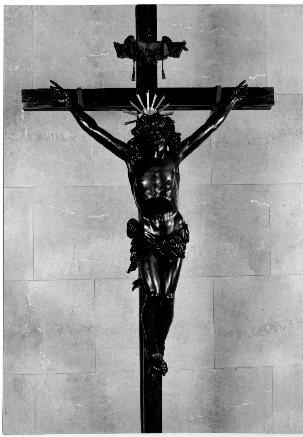 Cristo crocifisso (scultura) di Porri Filippo (sec. XVII)