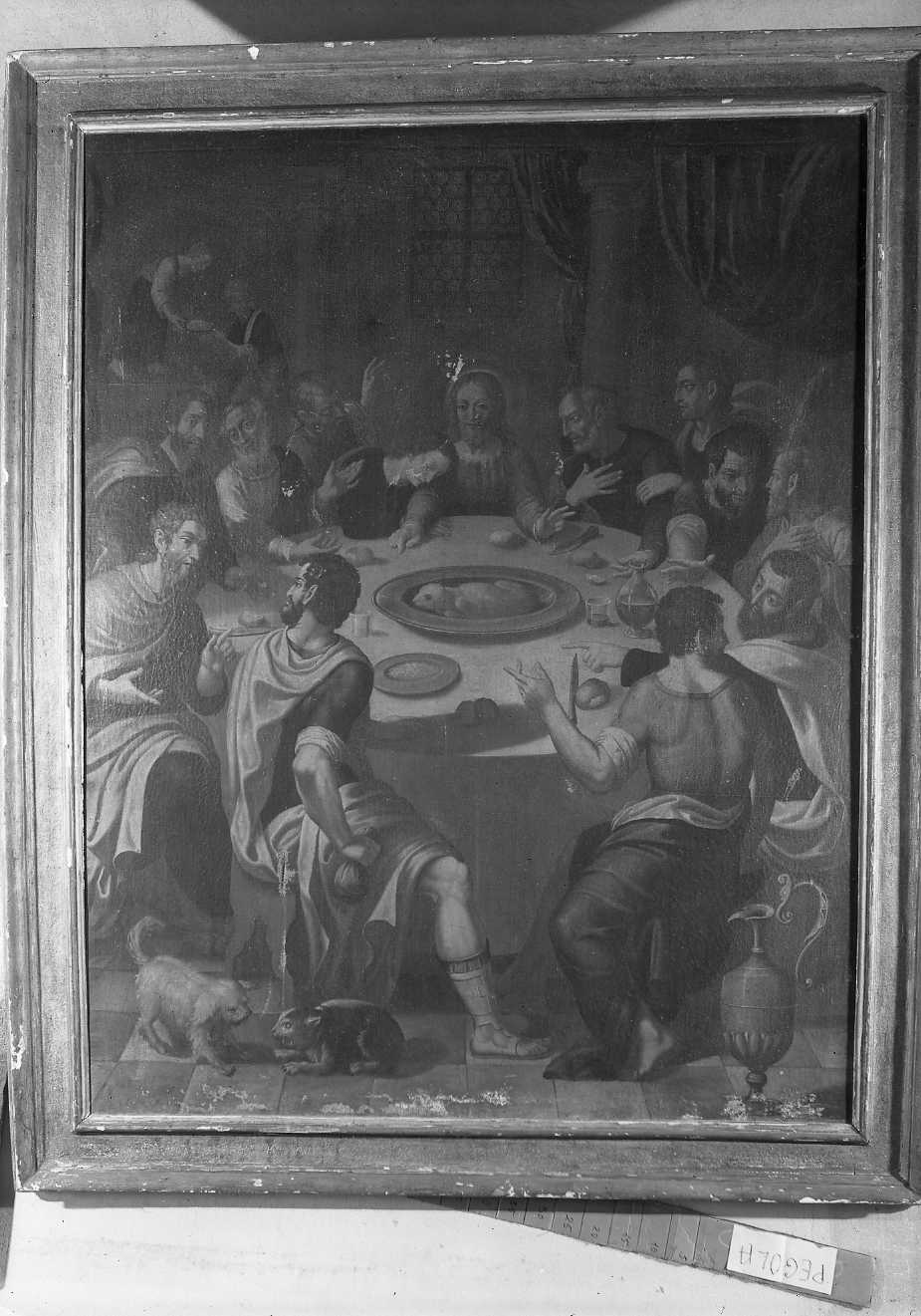 ultima cena (dipinto) - ambito emiliano (sec. XVI)