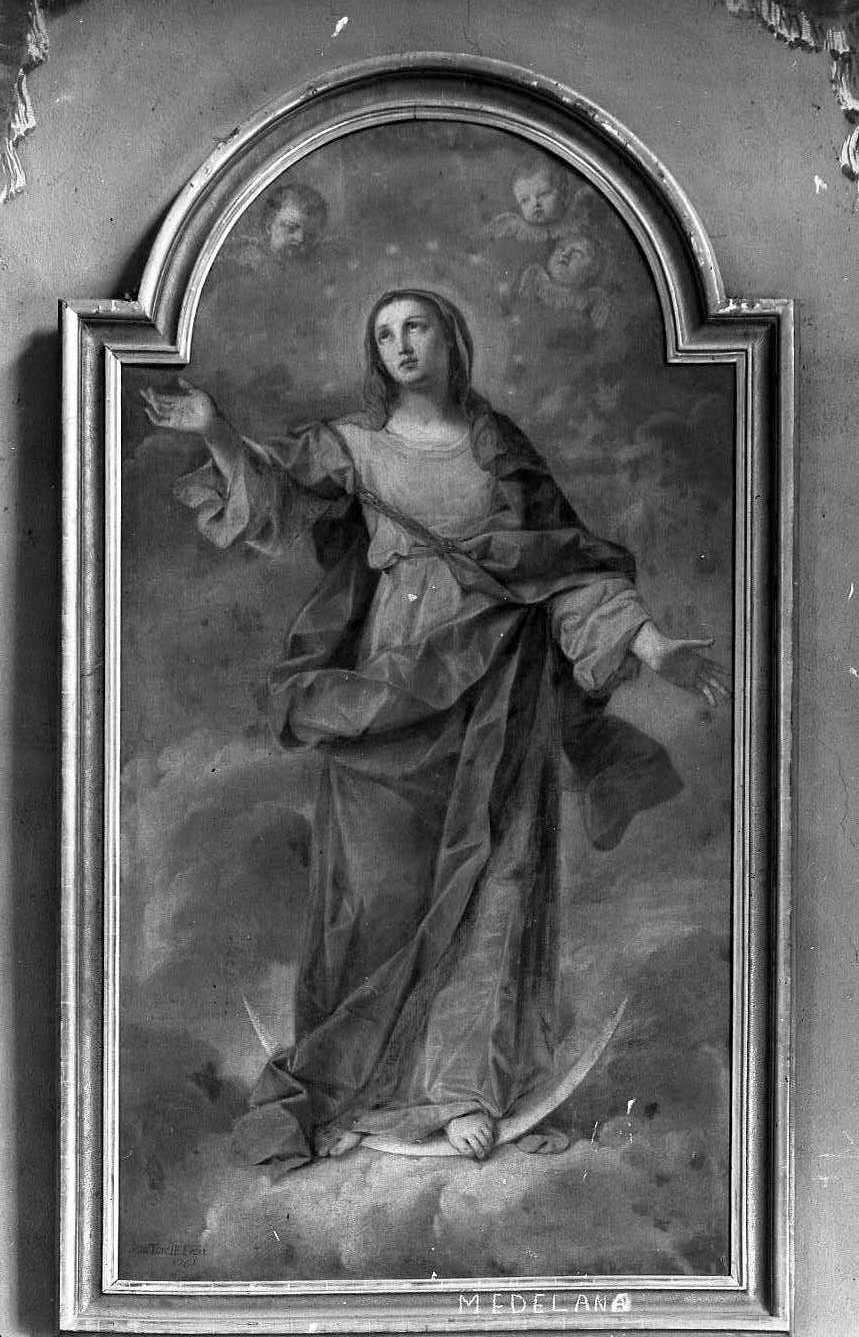 Immacolata Concezione (dipinto) di Casalini Torelli Lucia (sec. XVIII)