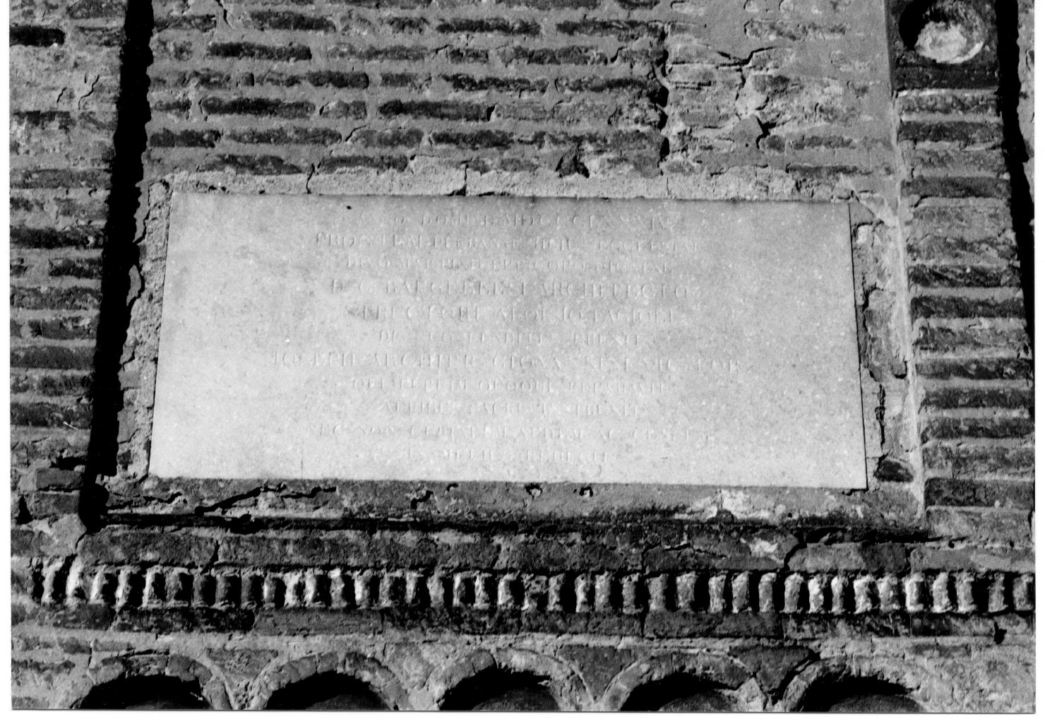 lapide - manifattura ferrarese (sec. XIX)