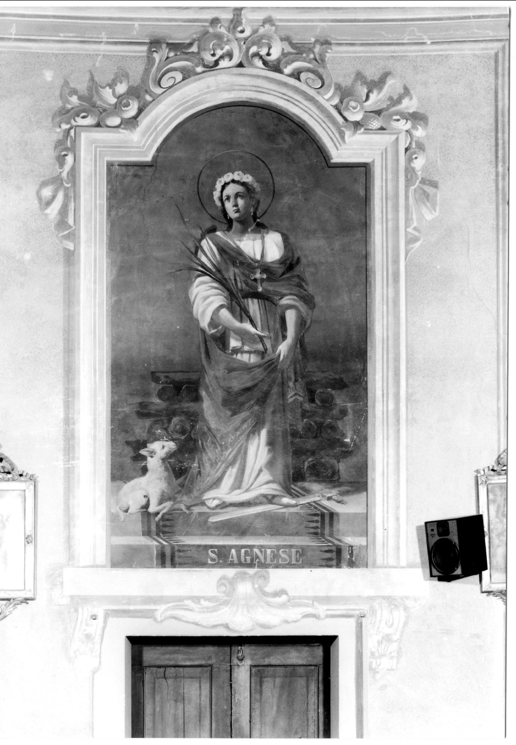 Sant'Agnese (dipinto) di Medini Giovanni Giuseppe (sec. XIX)