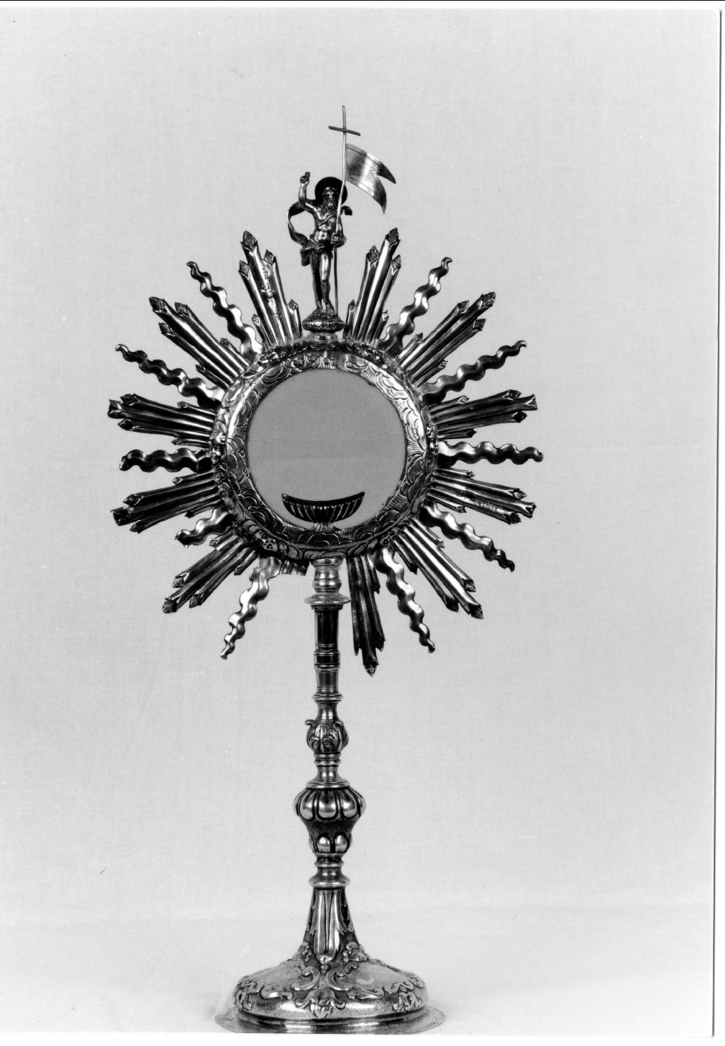 ostensorio - a raggiera - manifattura veneziana (secc. XVII/ XVIII)