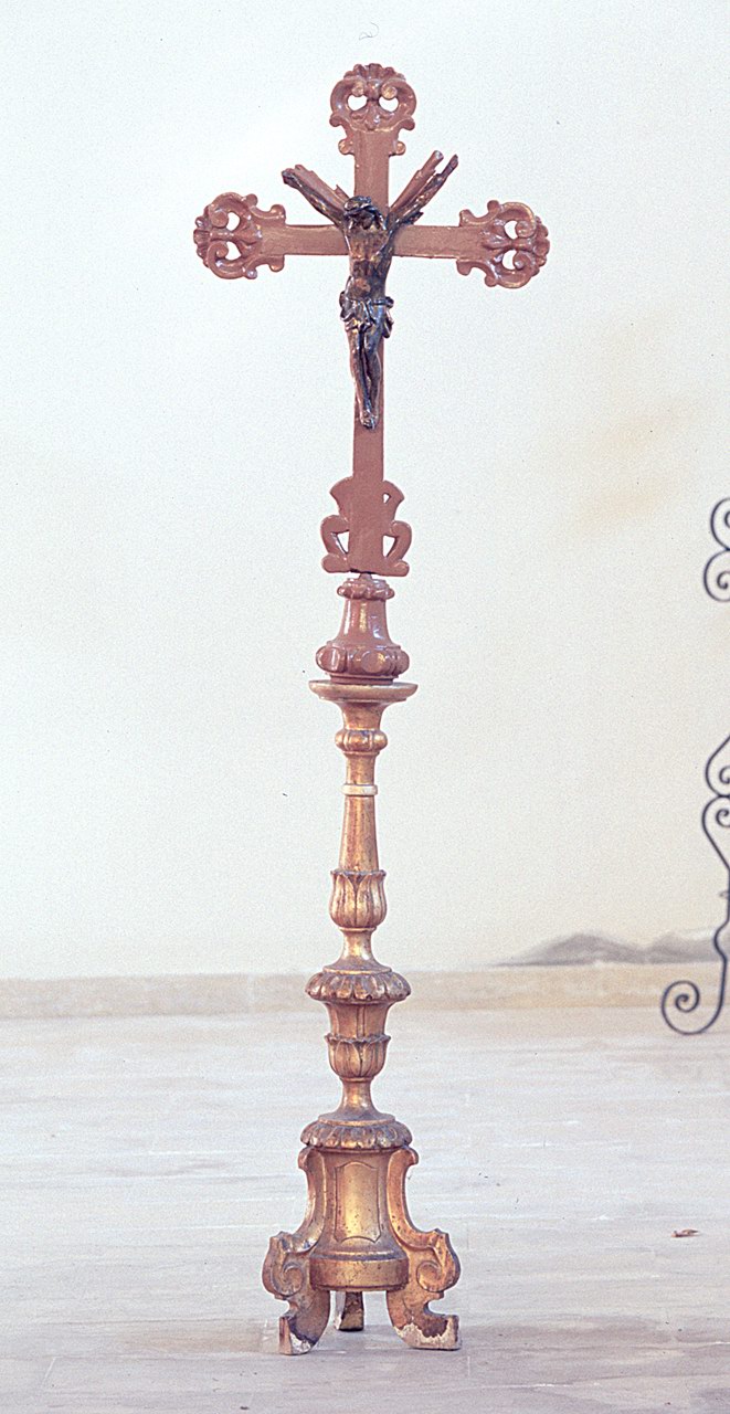 croce d'altare - produzione italiana (prima metà sec. XIX)
