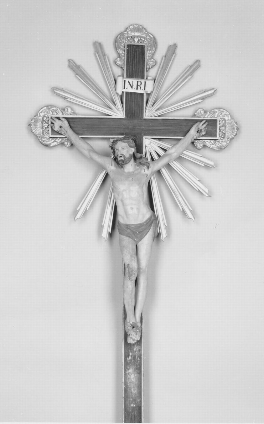 Cristo inchiodato sulla Croce (scultura) - ambito emiliano (sec. XIX)