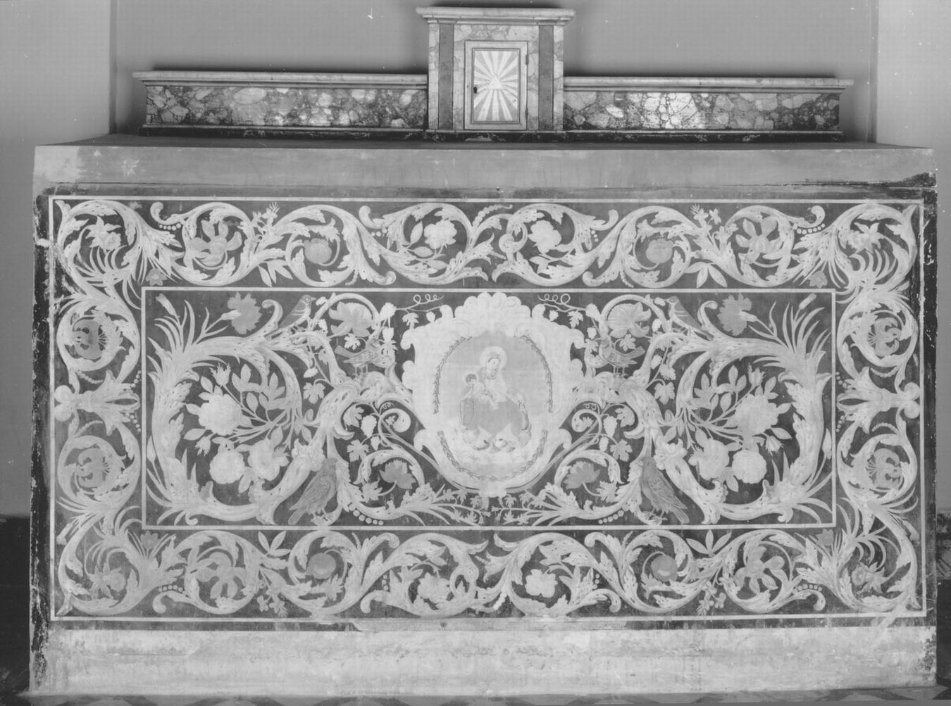 paliotto - ambito emiliano (prima metà sec. XVIII)