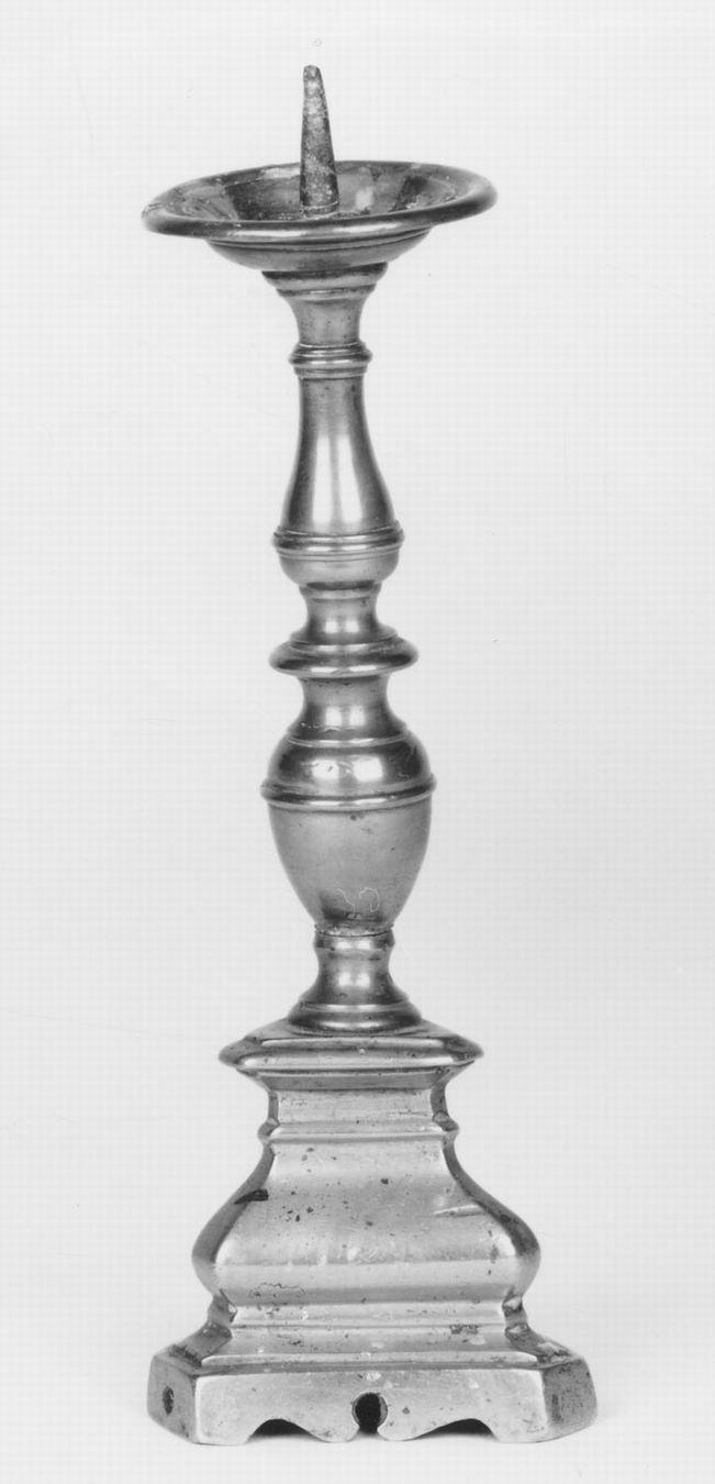 candeliere d'altare - manifattura emiliana (sec. XIX)