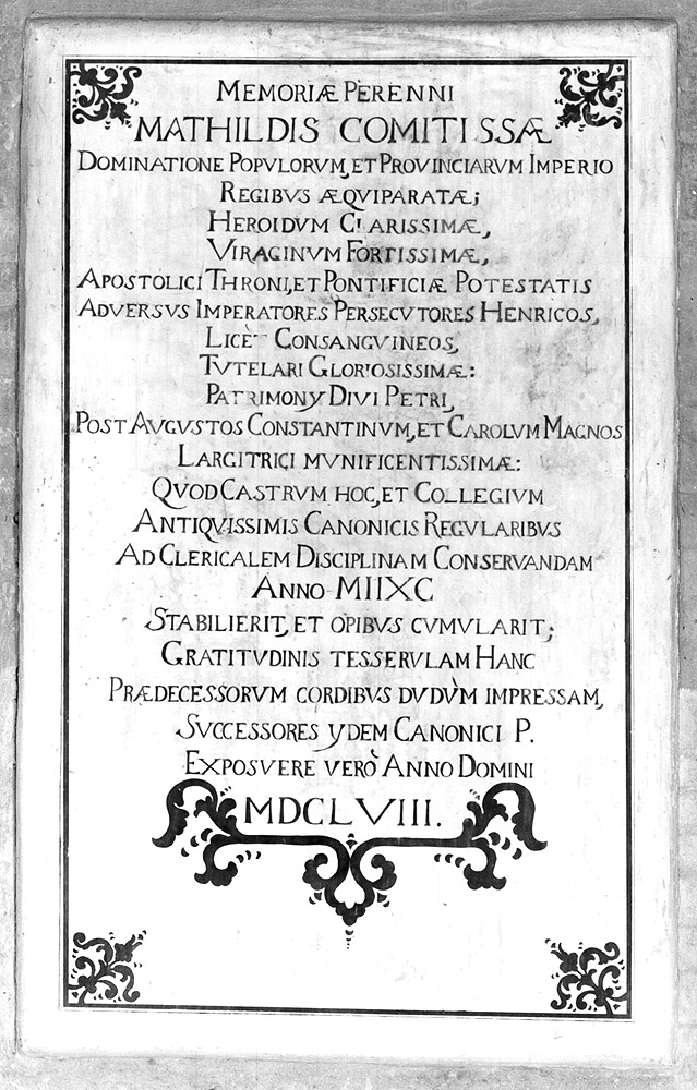 lapide commemorativa - manifattura emiliana (sec. XX)