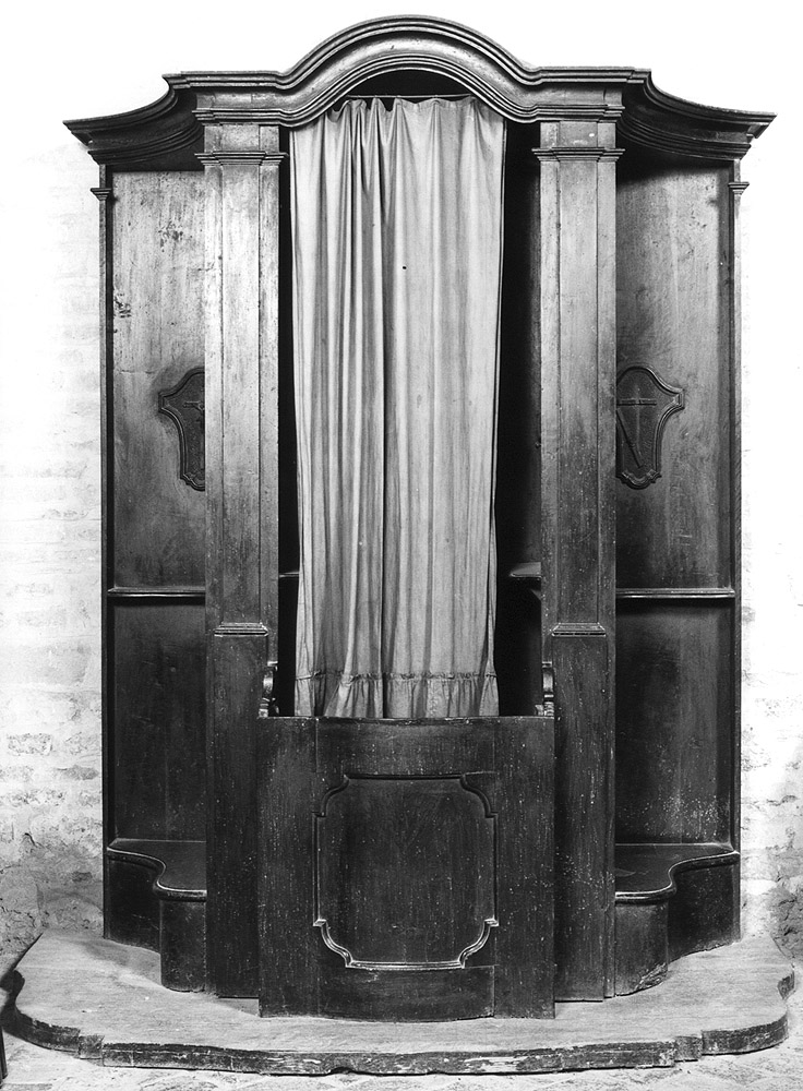 confessionale - produzione emiliana (sec. XVIII)