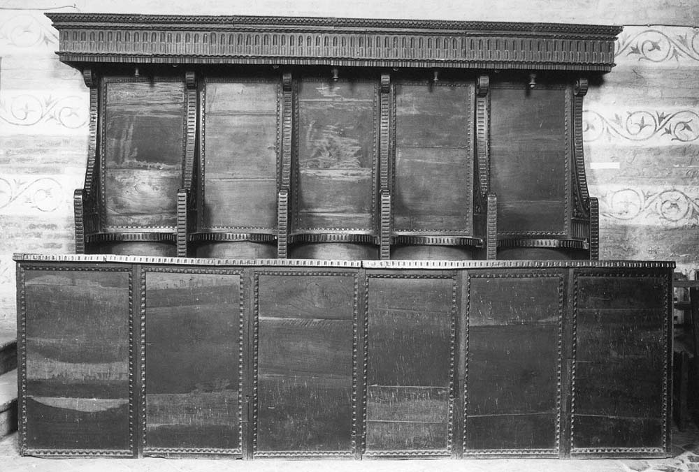 stalli del coro - produzione emiliana (sec. XVI)