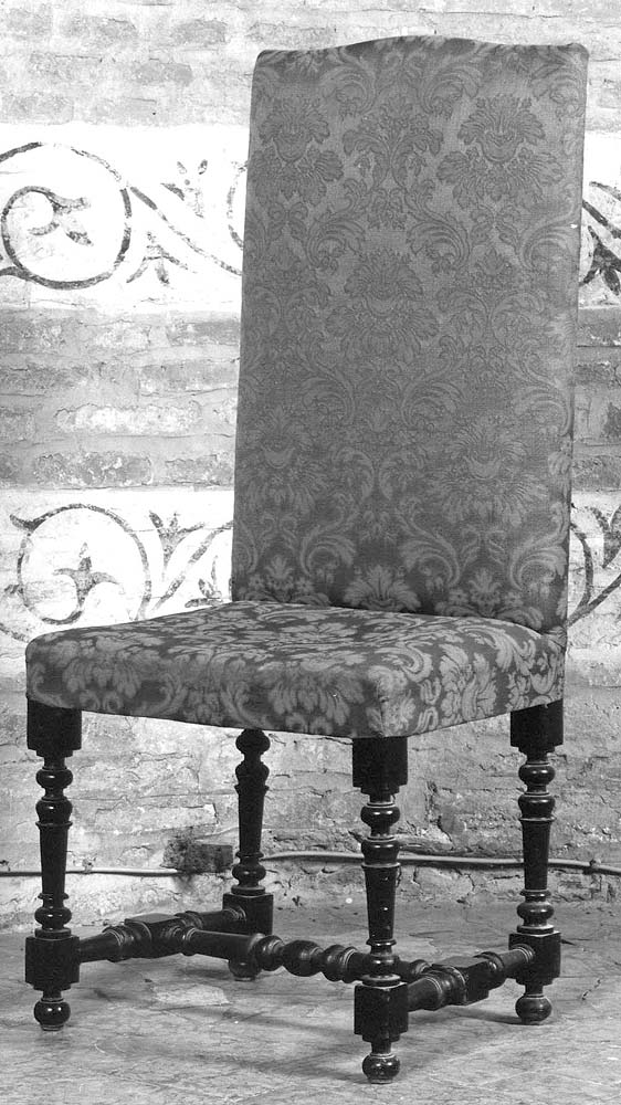 servizio di sedie, insieme - produzione emiliana (seconda metà sec. XVII)