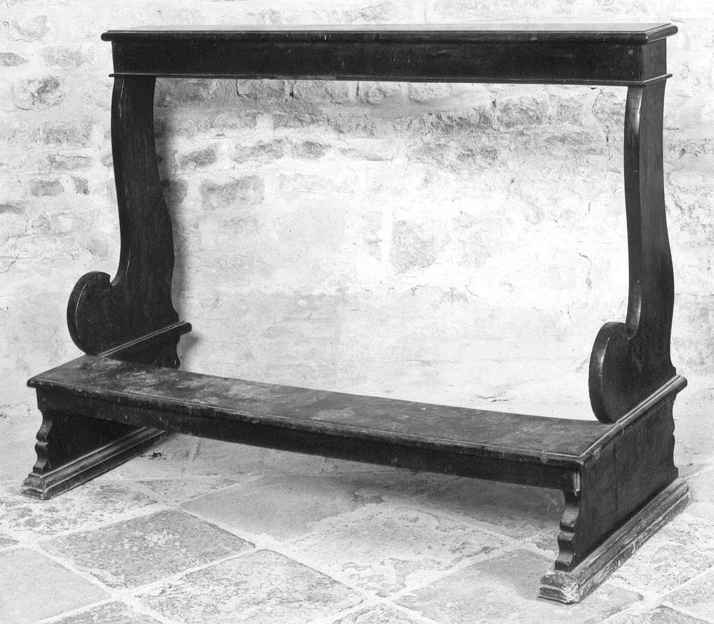 inginocchiatoio - produzione emiliana (seconda metà sec. XVIII)