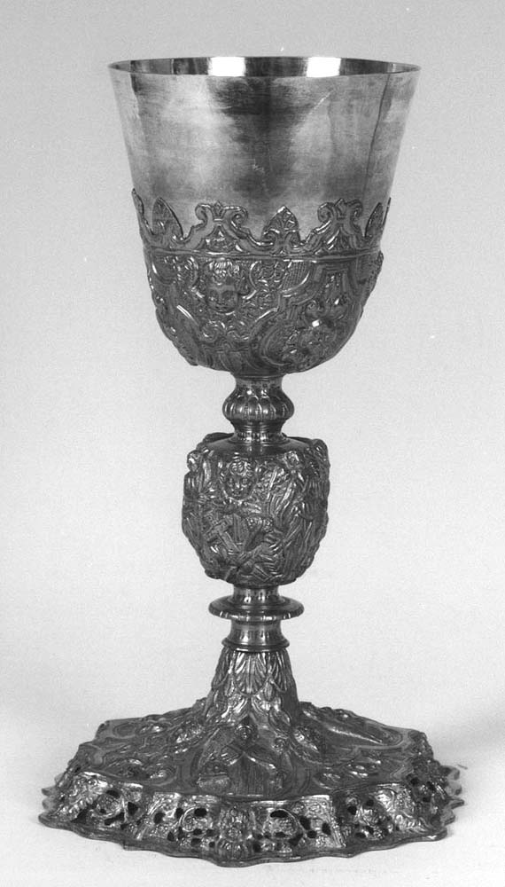 calice - manifattura emiliana (prima metà sec. XVII)