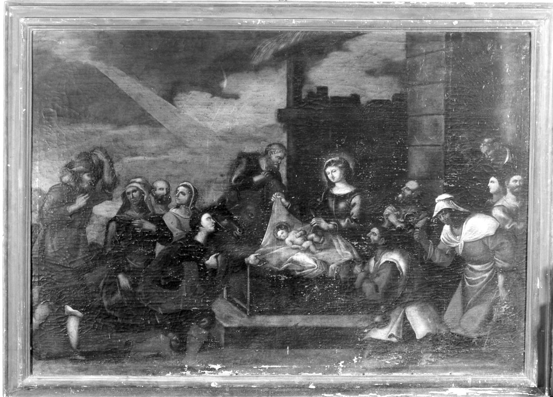 adorazione dei pastori (dipinto) - ambito ferrarese (prima metà sec. XVIII)