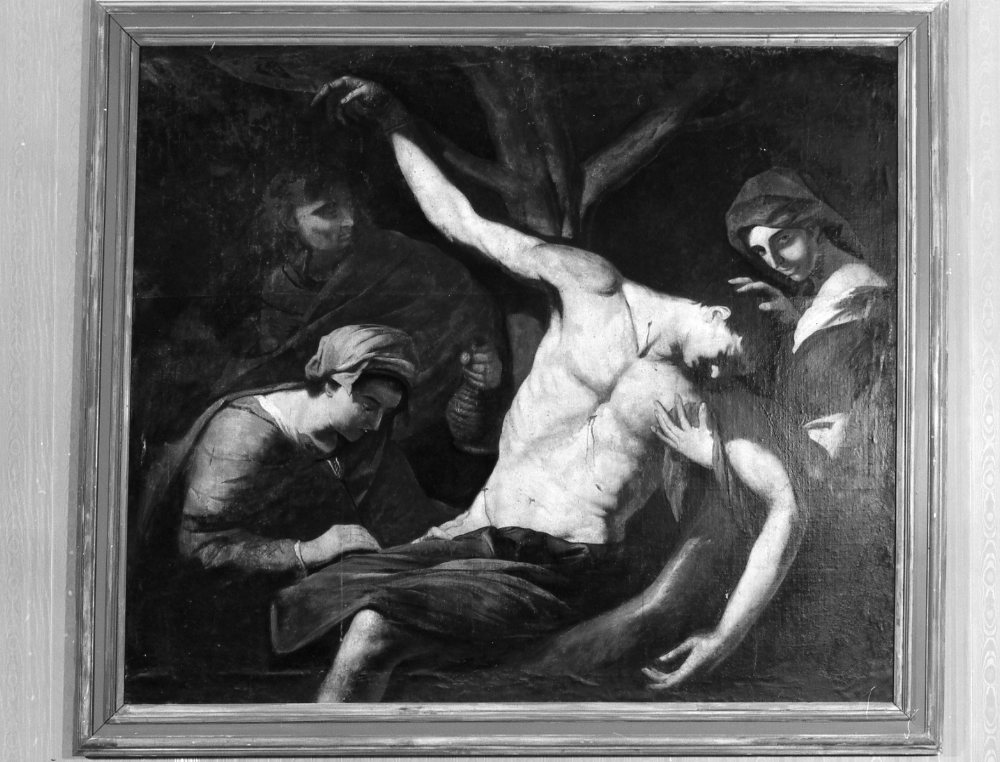 San Sebastiano curato da Irene (dipinto) - ambito emiliano (secc. XVII/ XVIII)