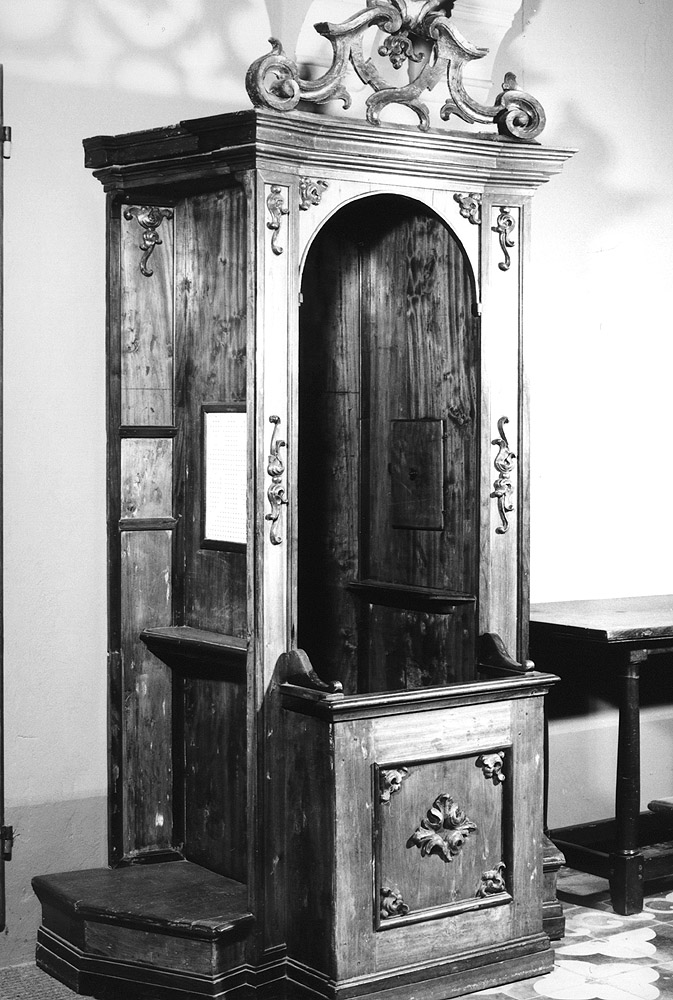 confessionale - produzione emiliana (seconda metà sec. XVIII)