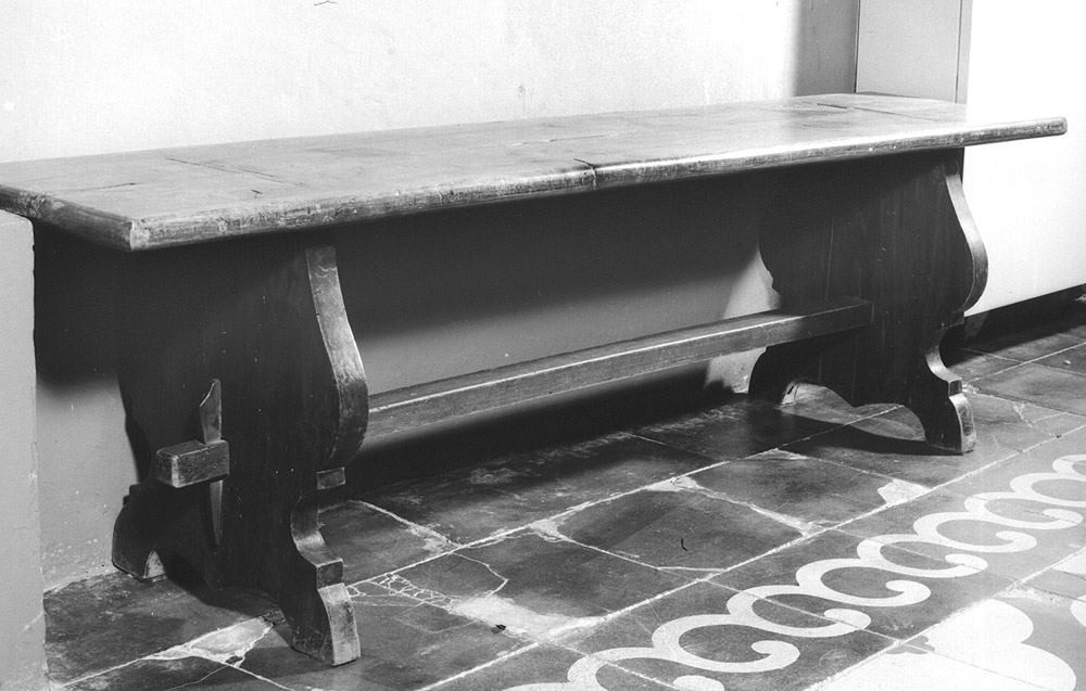 panca - produzione emiliana (metà sec. XVIII)