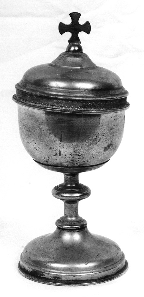 pisside da viatico - produzione emiliana (seconda metà sec. XIX)