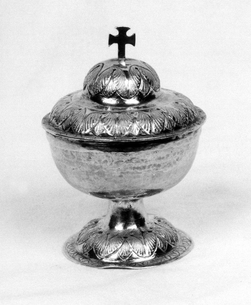 pisside da viatico - produzione emiliana (prima metà sec. XIX)