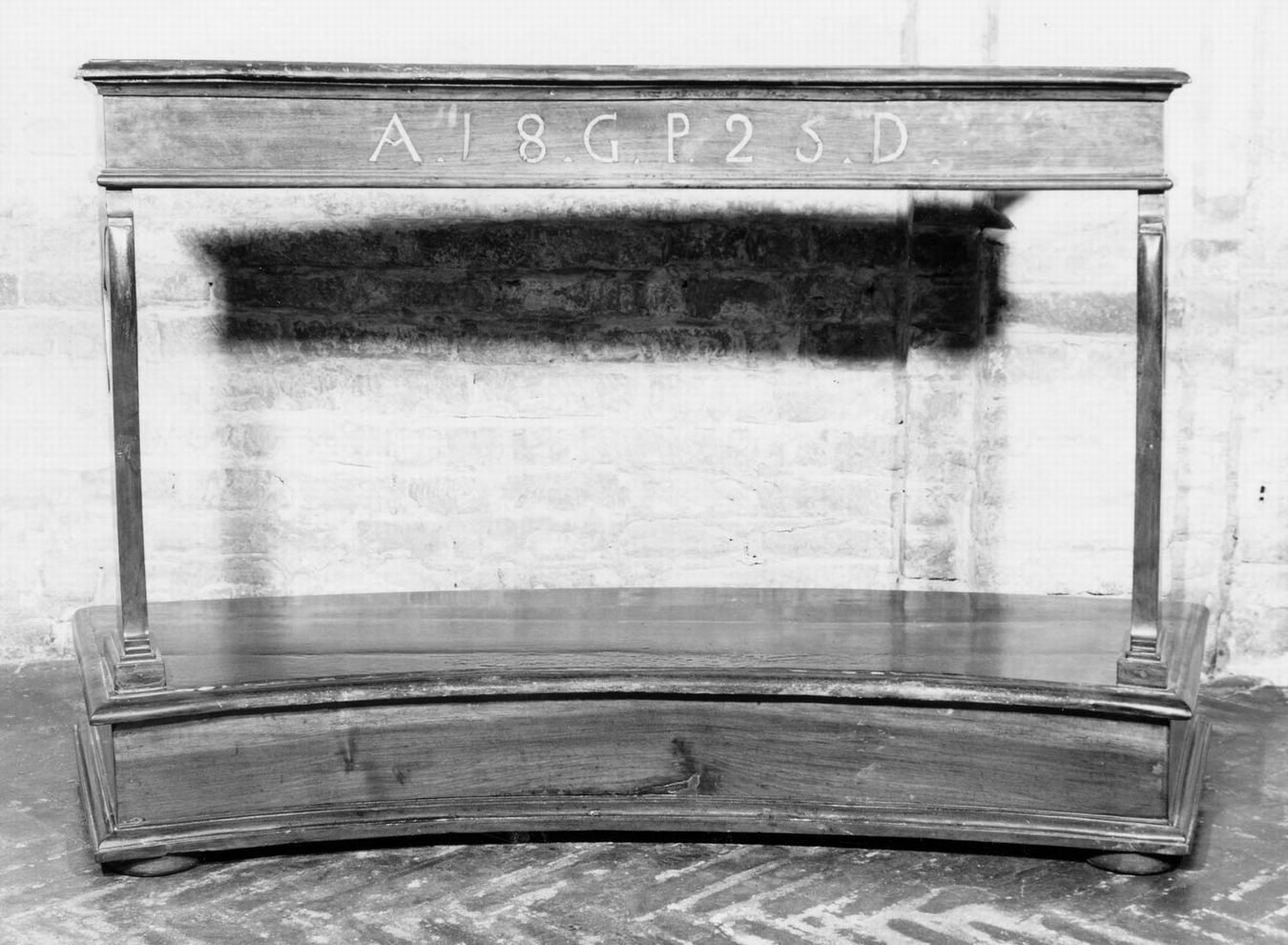 inginocchiatoio - manifattura emiliana (sec. XIX)