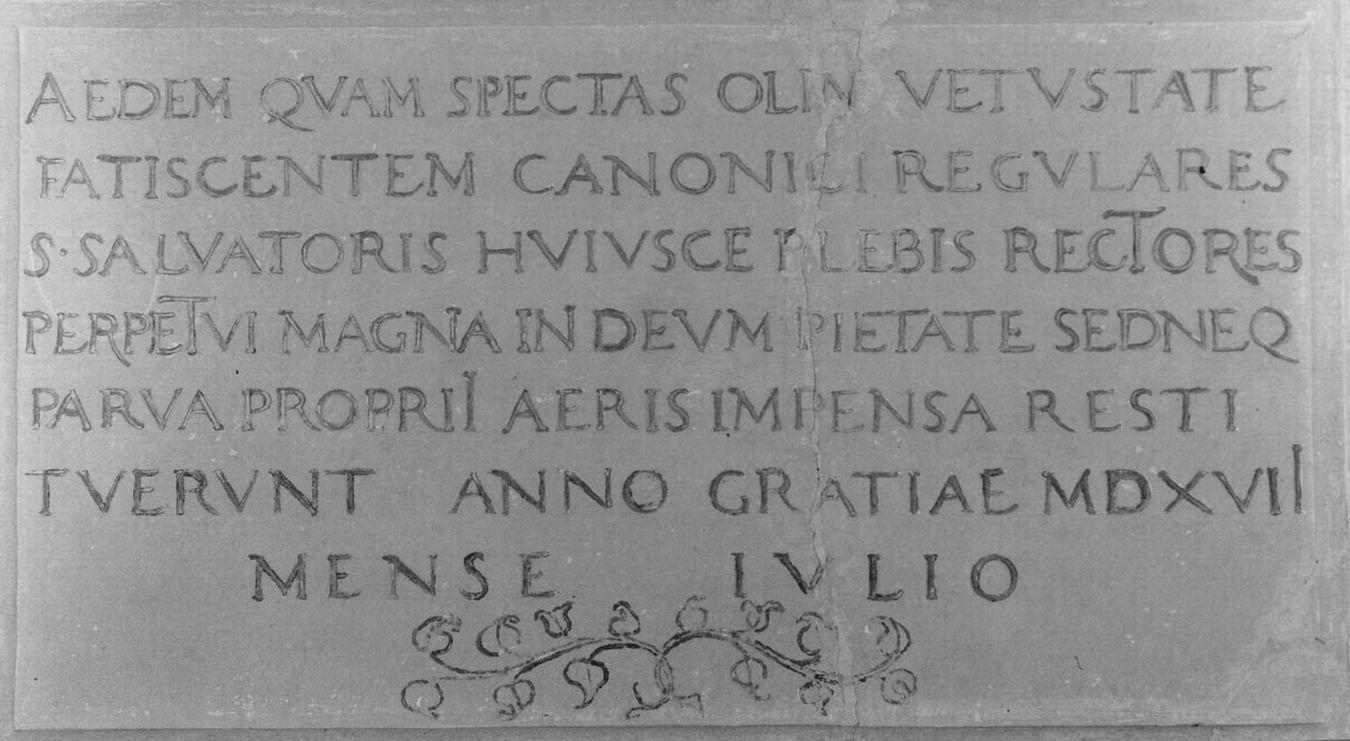 lapide - manifattura emiliana (sec. XVI)