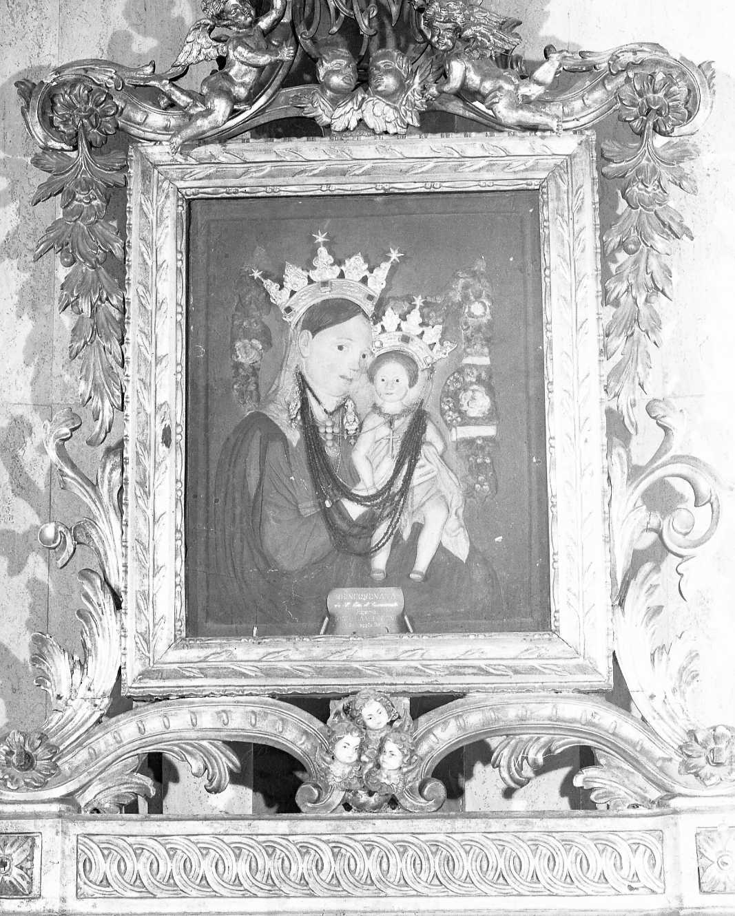 Madonna con Bambino (rilievo) - manifattura emiliana (secc. XVIII/ XIX)