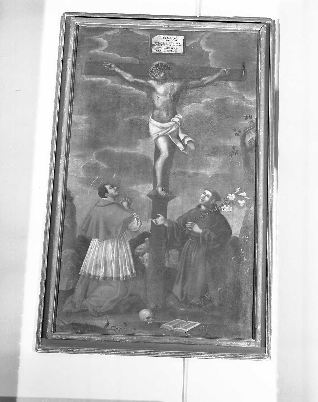 crocifissione di Cristo (dipinto) - ambito emiliano (sec. XVII)